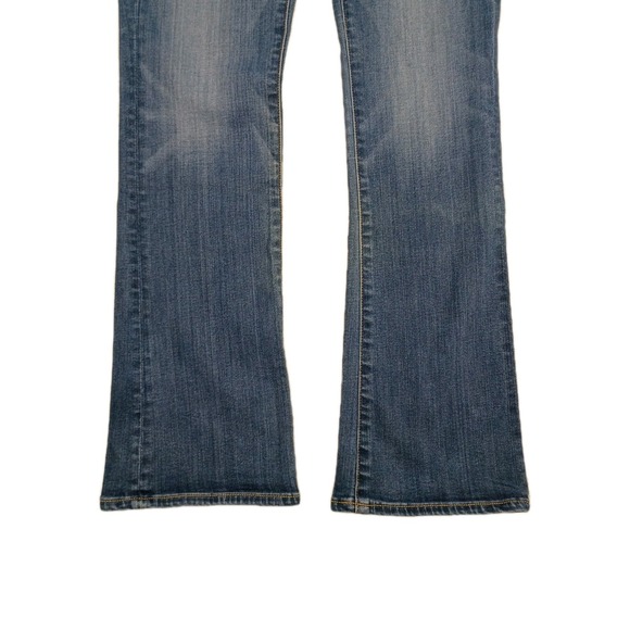 Women's Size 4 Short American Eagle Super Stretch Skinny Kick Blue Jeans (29x29) - Picture 3 of 9